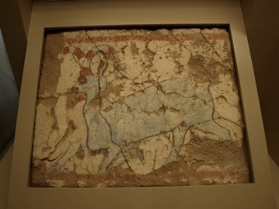 Blue Goat From the Palace Painting in Til Barsip in Ancient Assyria.JPG